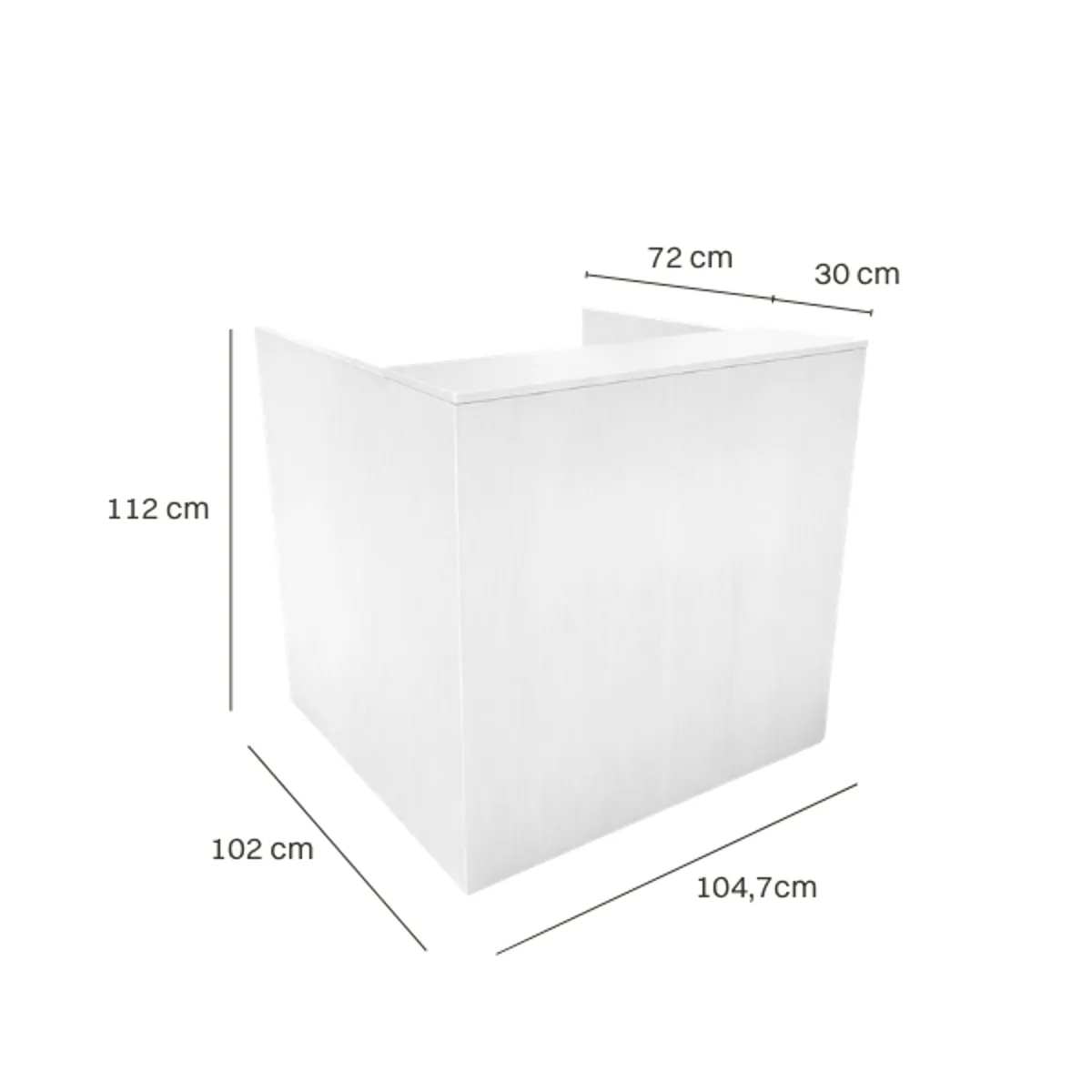 Bar Cube, 1m, bel
